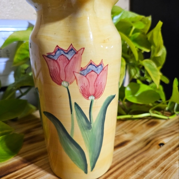 Vintage Blue Sky Stoneware Pitcher - Picture 3 of 6